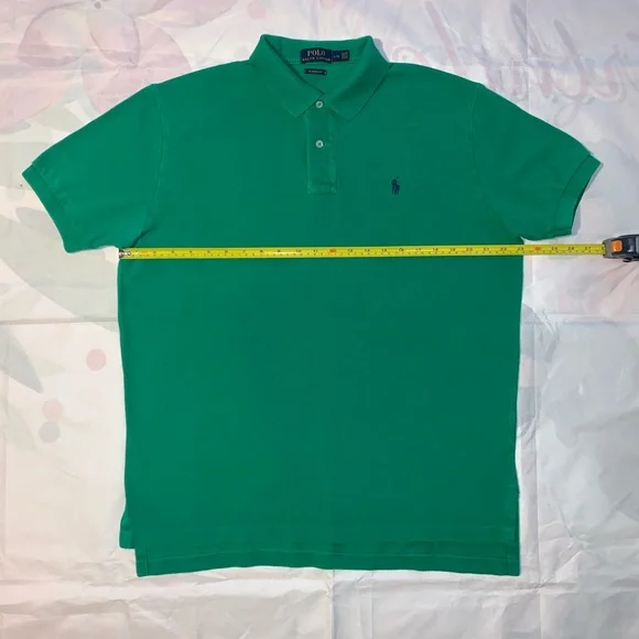 Men’s Polo by Ralph Lauren Shirt Green Size LARGE - Picture 9 of 9